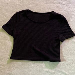 Black Crop Top
